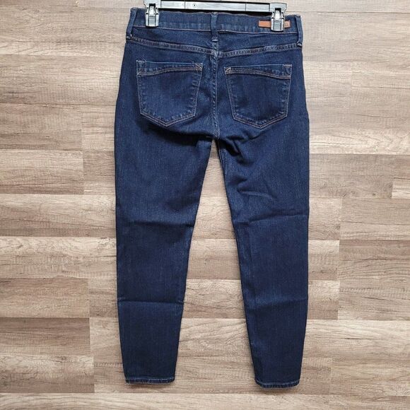 Express Jeans Legging Jegging 2 SHORT Midrise Blue Dark Wash Skinny Womens 2 - Picture 3 of 12